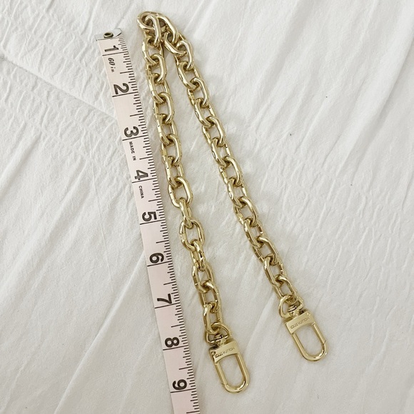 NWT LOUIS VUITTON Pochette Métis Gold Chain Strap - Picture 4 of 4